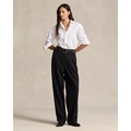 Wool-Blend Wide-Leg Pant