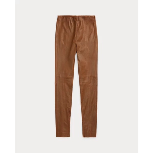 폴로 랄프로렌 The Lambskin Side-Zip Pant