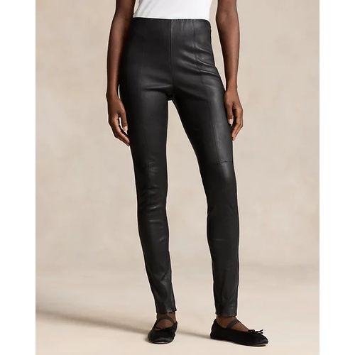 폴로 랄프로렌 The Lambskin Side-Zip Pant