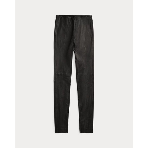 폴로 랄프로렌 The Lambskin Side-Zip Pant