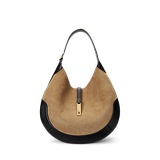 Polo ID Suede Large Shoulder Bag