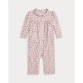 Floral Cotton Interlock Coverall