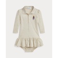 Polo Bear Mesh Polo Dress & Bloomer