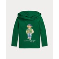 Polo Bear Cotton Jersey Hooded Tee