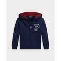 Fleece Letterman Full-Zip Hoodie