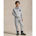 Fleece Letterman Jogger Pant