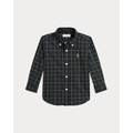 Plaid Cotton Poplin Shirt