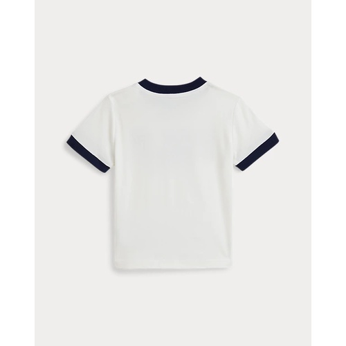 폴로 랄프로렌 Corduroy-Logo Cotton Jersey Tee