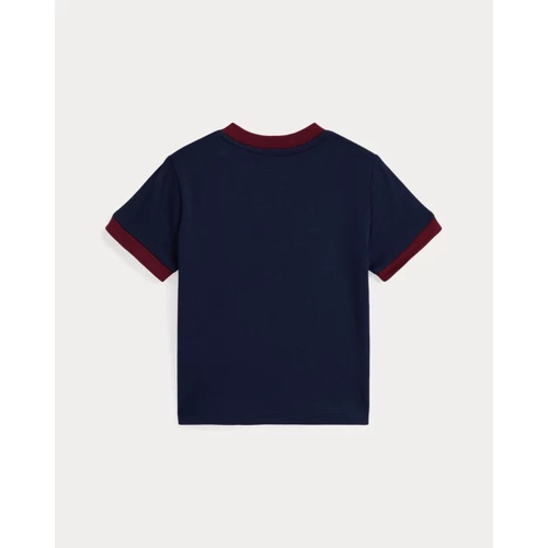 폴로 랄프로렌 Corduroy-Logo Cotton Jersey Tee