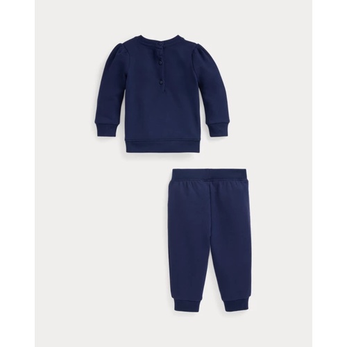 폴로 랄프로렌 Logo Fleece Sweatshirt & Jogger Pant Set