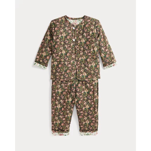 폴로 랄프로렌 Floral Reversible Jacket & Pant Set