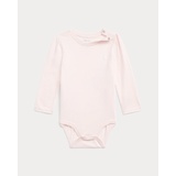 Puff-Sleeve Cotton Jersey Bodysuit