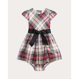 Plaid Twill Dress & Bloomer