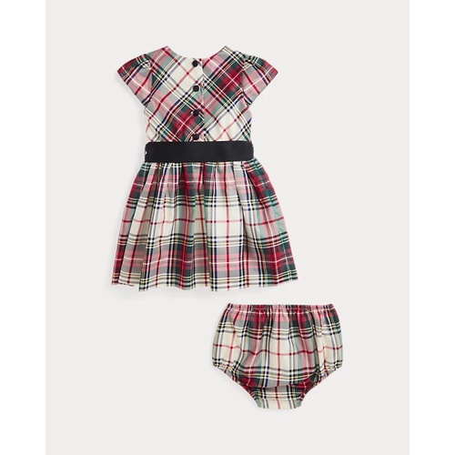 폴로 랄프로렌 Plaid Twill Dress & Bloomer