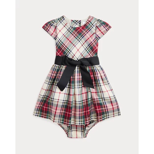 폴로 랄프로렌 Plaid Twill Dress & Bloomer