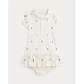 Polo Pony Mesh Polo Dress & Bloomer