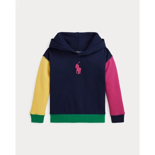 폴로 랄프로렌 Color-Blocked Big Pony Fleece Hoodie