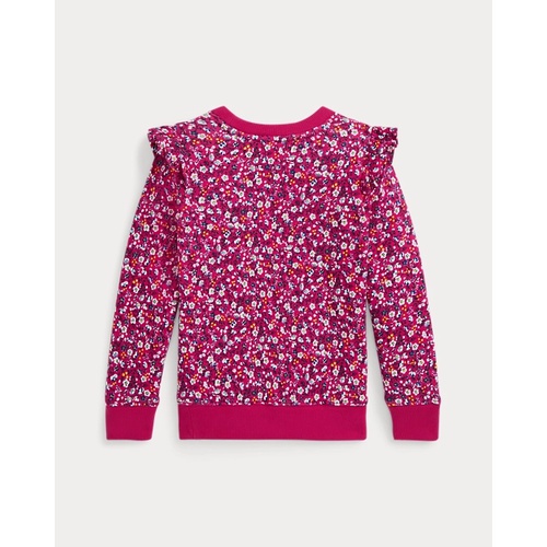 폴로 랄프로렌 Floral Ruffled Fleece Sweatshirt