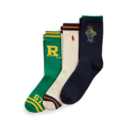 폴로 랄프로렌 Polo Bear Crew Sock 3-Pack