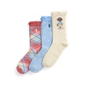 Polo Bear Crew Sock 3-Pack