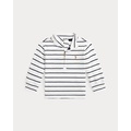 Striped Cotton Quarter-Zip Pullover