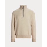 Washable Cashmere Quarter-Zip Sweater