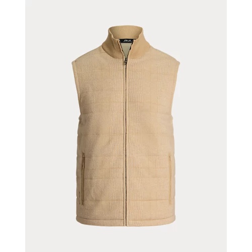 폴로 랄프로렌 Glen Plaid Wool Full-Zip Sweater Vest