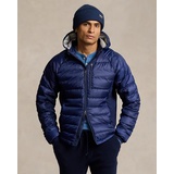 Stretch-Paneled Down Jacket