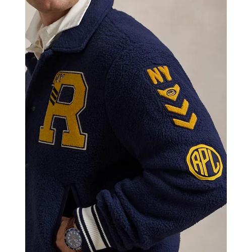 폴로 랄프로렌 Pile Fleece Letterman Jacket