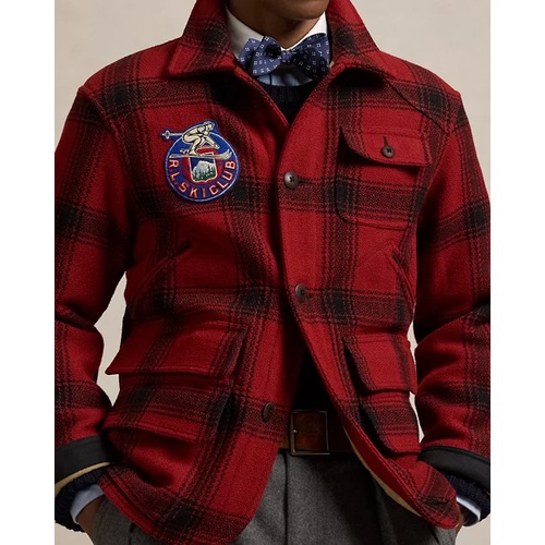 폴로 랄프로렌 Plaid Wool Utility Jacket