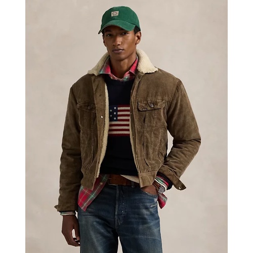 폴로 랄프로렌 Fleece-Lined Corduroy Trucker Jacket