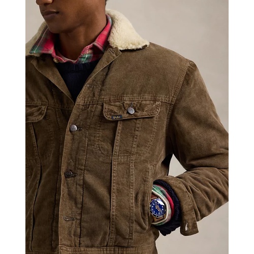 폴로 랄프로렌 Fleece-Lined Corduroy Trucker Jacket