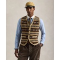 Fair Isle Wool Sweater Vest