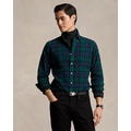 Classic Fit Plaid Brushed Oxford Shirt