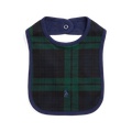 Plaid Cotton Interlock Bib