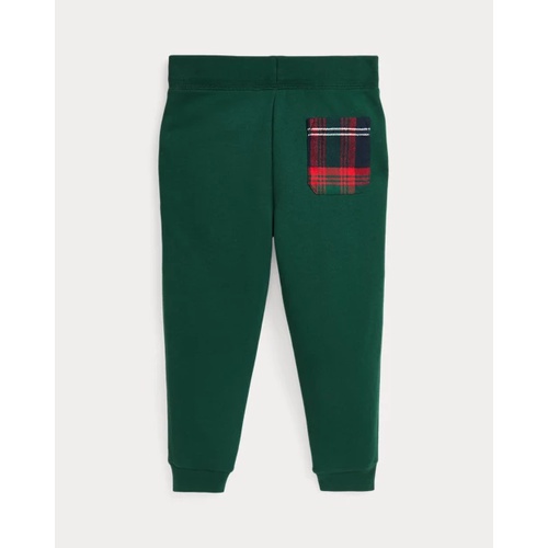 폴로 랄프로렌 Plaid-Trim Fleece Jogger Pant