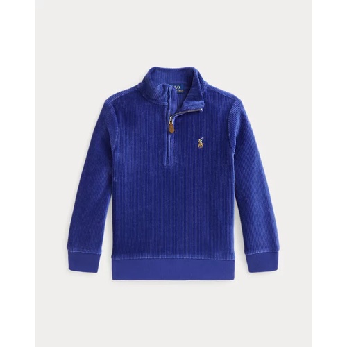 폴로 랄프로렌 Knit Corduroy Quarter-Zip Pullover