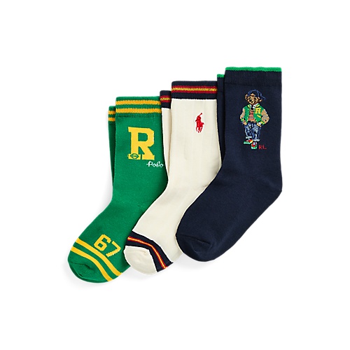 폴로 랄프로렌 Polo Bear Crew Sock 3-Pack