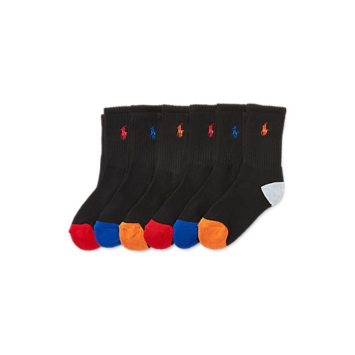 폴로 랄프로렌 Athletic Crew Sock 6-Pack