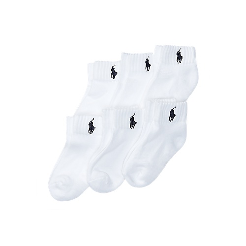 폴로 랄프로렌 Quarter-Length-Sock 6-Pack