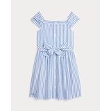 Striped Cotton Poplin Dress