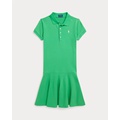 Stretch Mesh Polo Dress