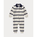 Striped Cotton Jersey Rugby Coverall