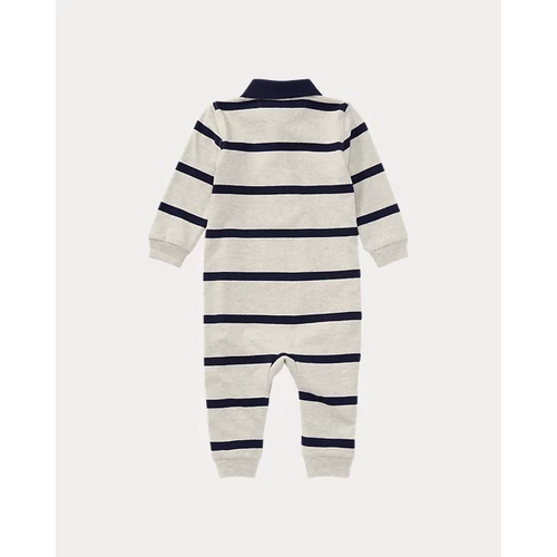 폴로 랄프로렌 Striped Cotton Jersey Rugby Coverall