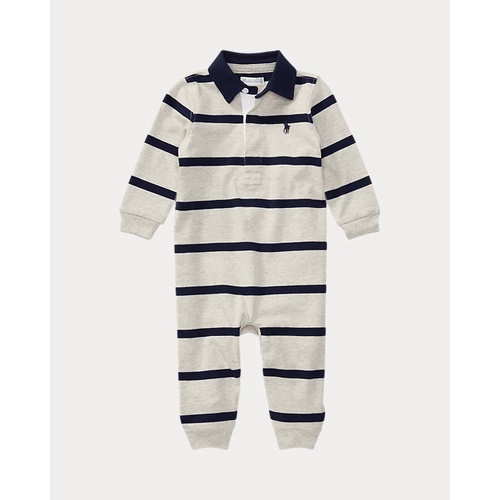 폴로 랄프로렌 Striped Cotton Jersey Rugby Coverall