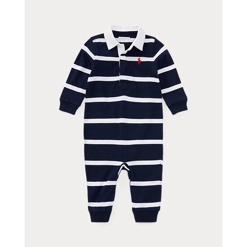 폴로 랄프로렌 Striped Cotton Jersey Rugby Coverall