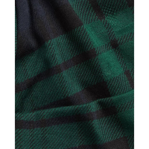 폴로 랄프로렌 Plaid Cotton Interlock Beanie