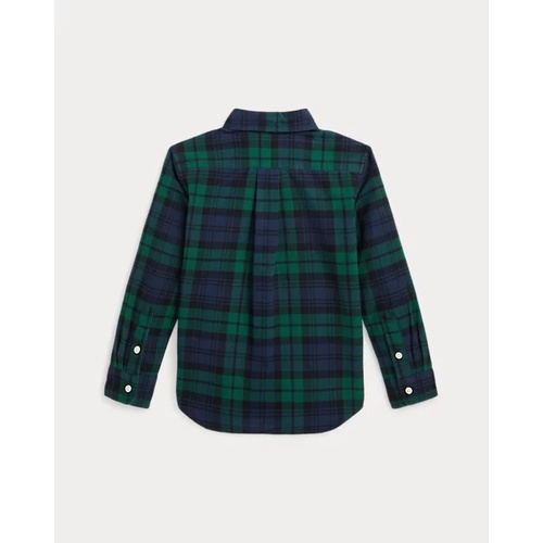 폴로 랄프로렌 Plaid Cotton Oxford Shirt