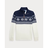 Snowflake Double-Knit Pullover