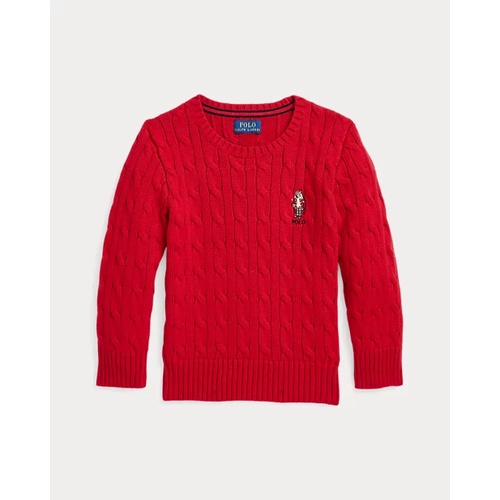 폴로 랄프로렌 Polo Bear Cable-Knit Cotton Sweater